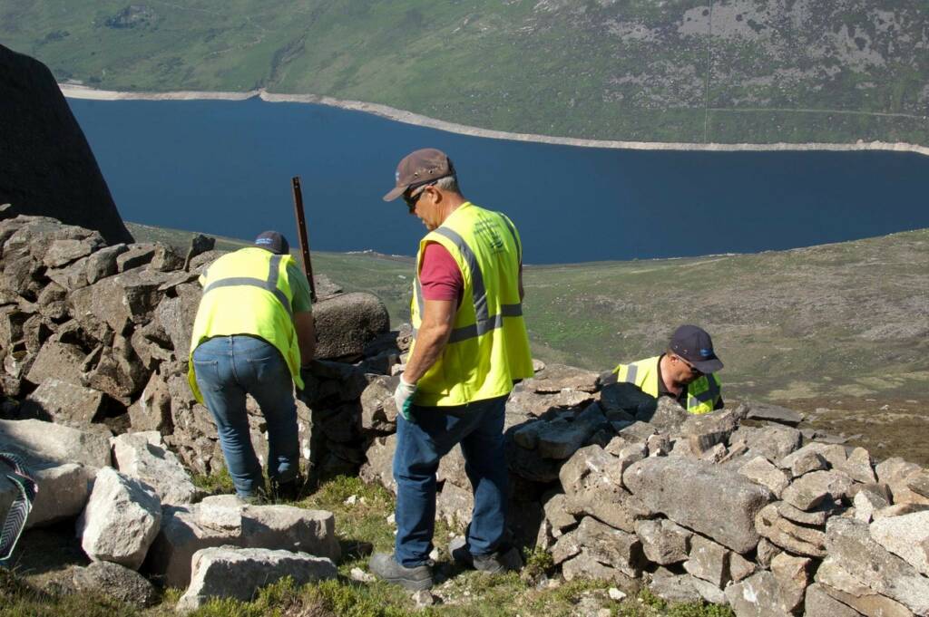 Mourne Wall undergoing vital repairs