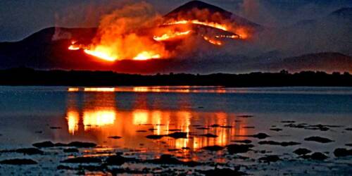 Slieve Donard Fire April 2021