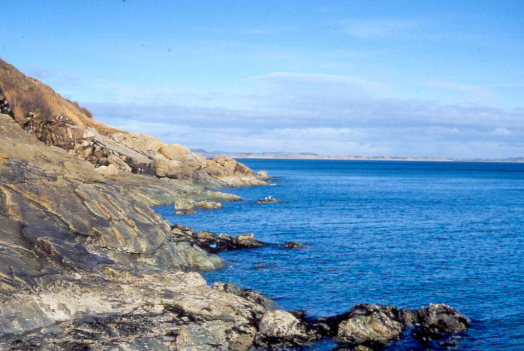 Rocky coast at Bloody Bridge 
