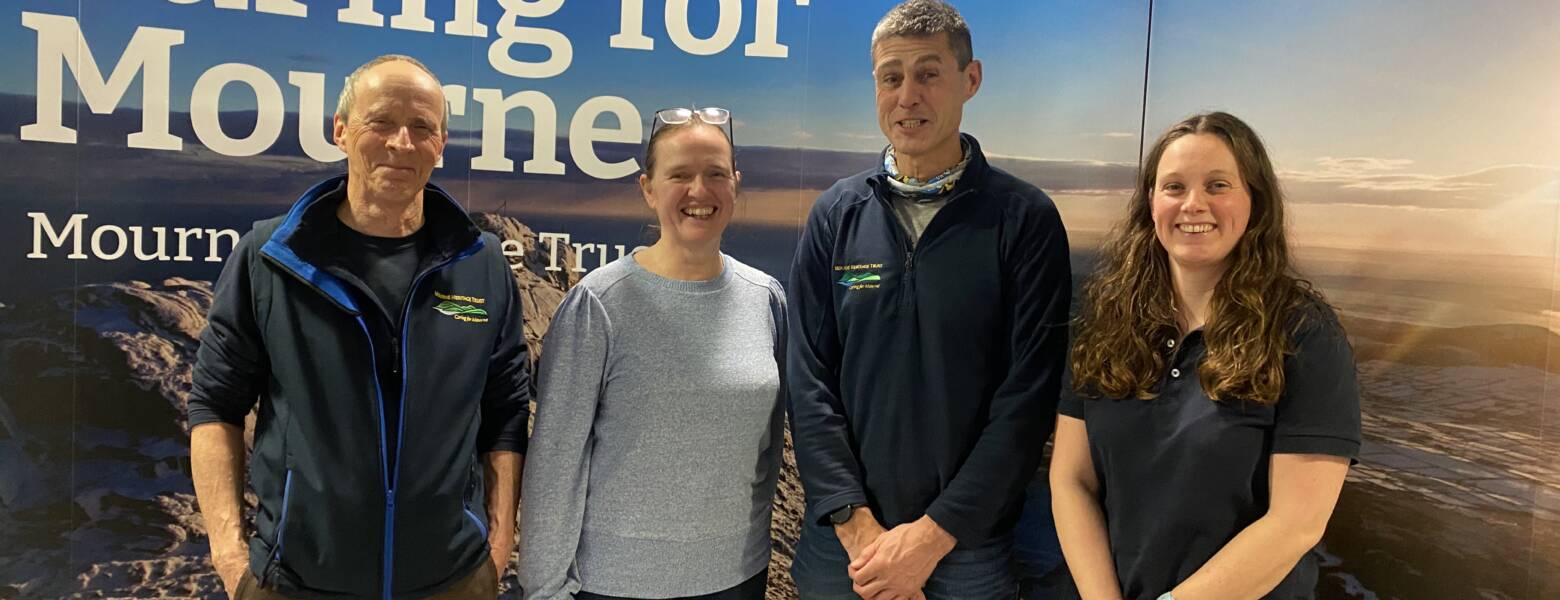 Volunteers with Emma Thompson